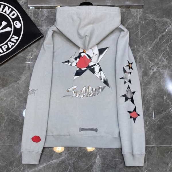 

luxury men's jackets fashion sweatshirts men women classic hoodies ch zipper hooded sweater designer cross pullover sanskrit hoodie cas, Black;brown