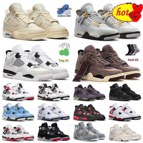 

2023 high basketball shoes4s mens shoes jumpman 4 iv trainers sail pn dust military black cat a ma maniere viole