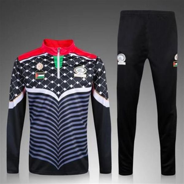 

palestine maillot de foot palestino running sets fashion print t shirt men tees casual t-shirt tracksuit289j, Black;blue