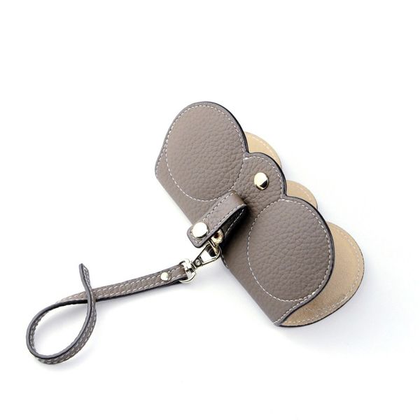 

cute portable leather eyewear case desinger sunglasses bag sun glasses cowhide protective cover women fashion dermal eyewear bags for men oc