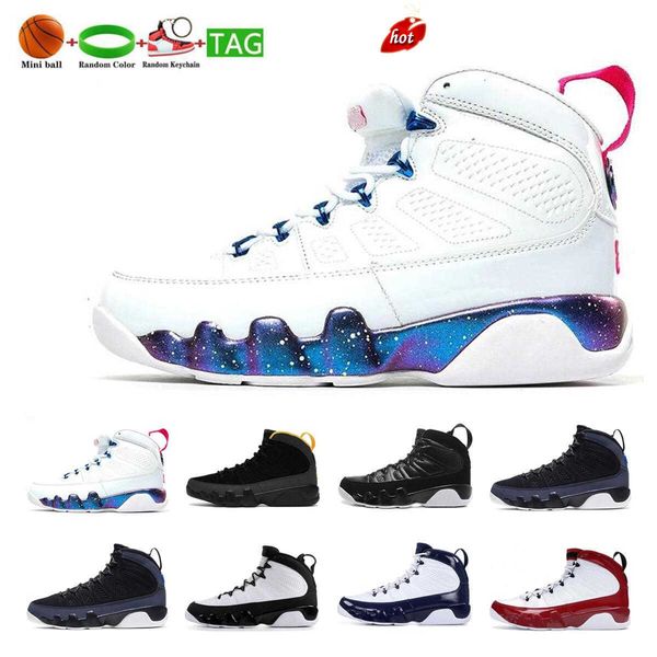 

og basketball shoes 9s change the world 9 racer blue statue men 9s sneaker sports trainers size us 7-13, Black