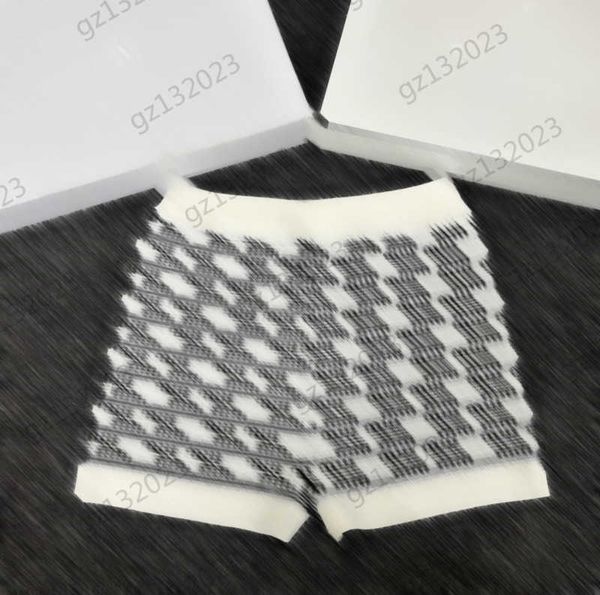 

brand women shorts letter stripe embroidery high waist casual loose shorts elastic fabric fashion joker women clothing 1970, White;black
