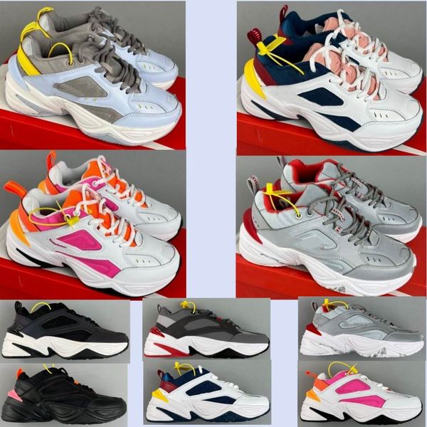 

shoes running daddy chunky sneakers retro platform m2k tekno casual sports grey white blue black yellow orange hik men's outdoor a03108