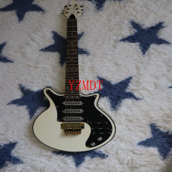 

black hemmed high-end cartridge six string electric guitar ebony fingerboard rock