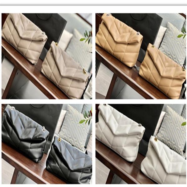 

loulou bag puffer nubuck leather shoulder handbag washed denim luxurys designers women jeans tote purse frosted cowhide cowboy mes323k