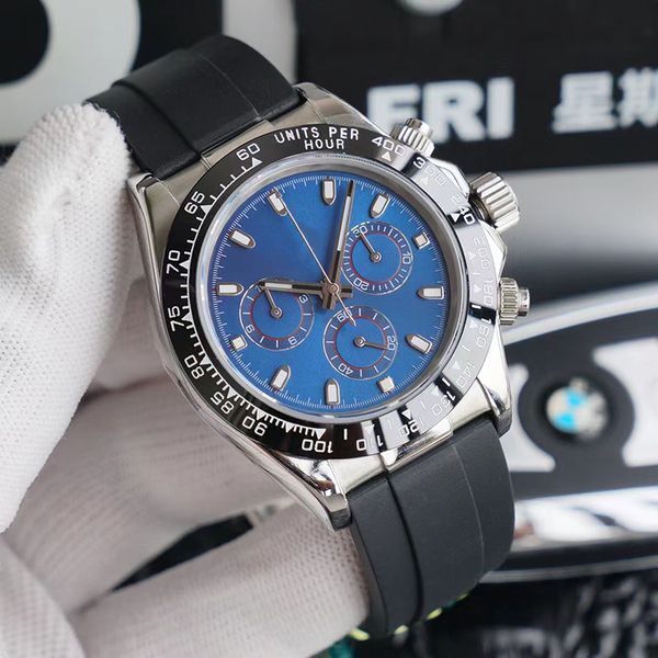 

mens watch designer watches luxury watches automatic gold watchs size 41mm ceramic ring stainless steel case rubber strap waterproof sapphir, Slivery;brown