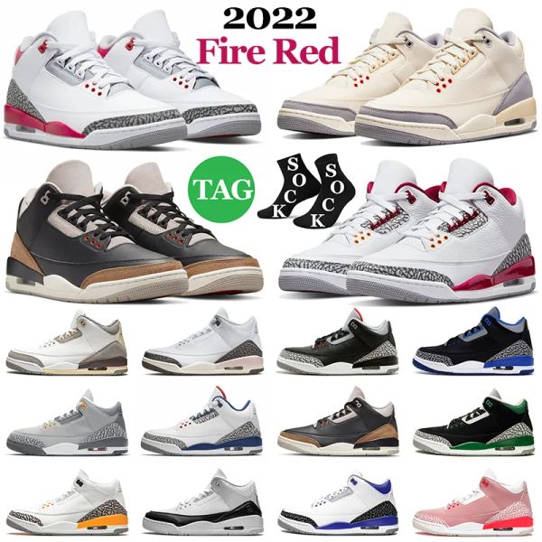 

3s basketball shoes fashion jumpman 3 navy women mens trainers craft military black cat canvas sail oreo red thunder 2023 hot