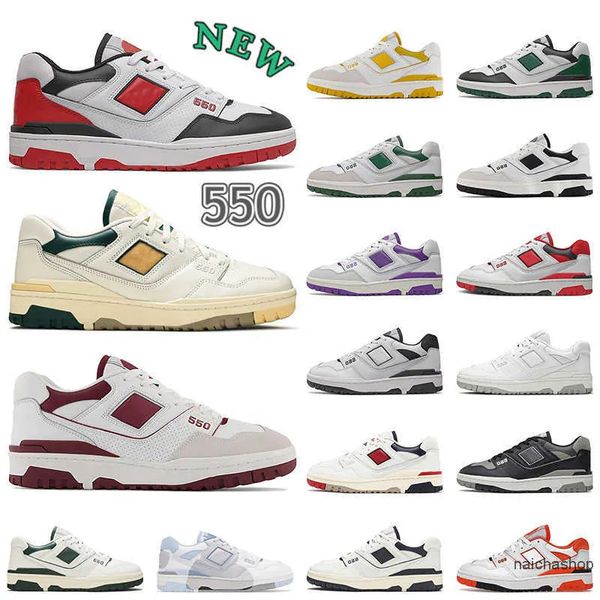 

with box new b550 550 running shoes men women white green grey cream black blue unc bb550 navy purple shadow rich paul burgundy cyan mens tr