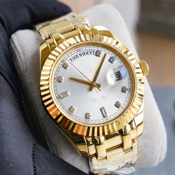 

watch mens watch automatic mechanical watches sapphire for men fashion wristwatches designer wristwatch stainless steel montre de luxe 40mm, Slivery;brown