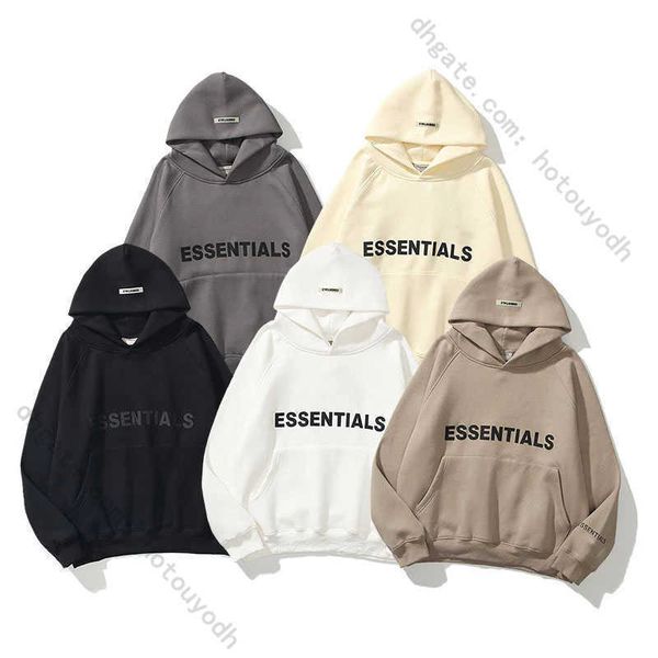 

reflective hoodies for men and women lettered sweatshirts polar super dalian hip-hop fashion street sweatshirts essentials11, Black