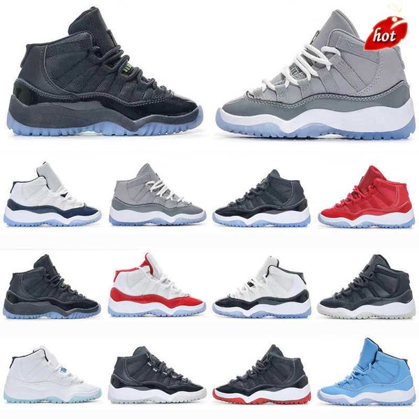 

sandals outdoor shoes sandals kids 11 jumpman 11s cool grey basketball shoes space jam bred concord blue cherry 25th anniversary xi children, Black