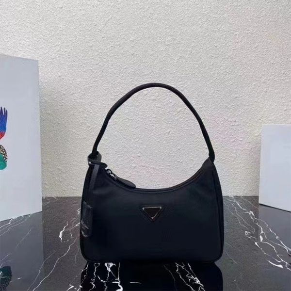 

2022 nylon shoulder messenger bag luxury handbag hobo designer high-qulity re-edition underarm clutch bag totes