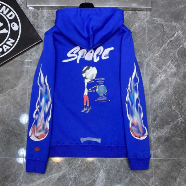 

fashion men's luxury jackets sweatshirts men women classic hoodies zipper hooded sweater designer cross pullover sanskrit hoodie casual, Black