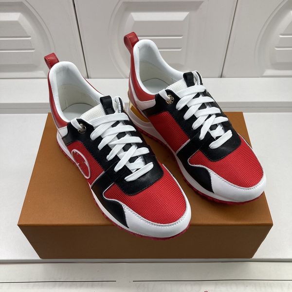 

designer woman's shoe leather lace up men fashion platform sneakers white black mens womens 0613