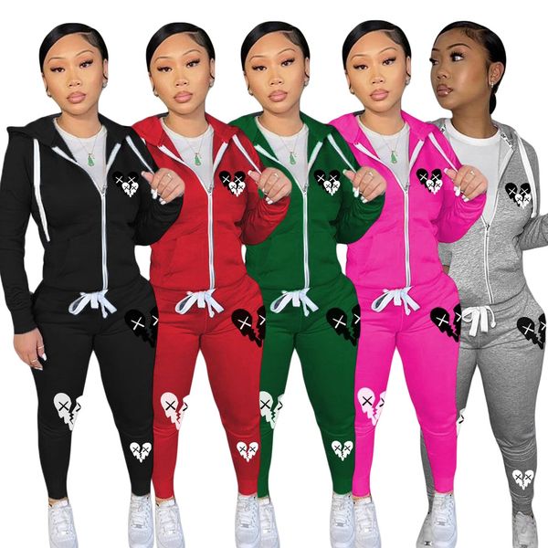 

plus size 4xl tracksuits women jogging suits fall winter clothes hooded jacket and pants two piece set casual long sleeve sweatsuits black s, Gray