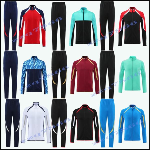 

2122 full zipper christmas style commemorative edition jacket soccer tracksuit 21 22 men zip football training suit survetement fo282d, Black;yellow