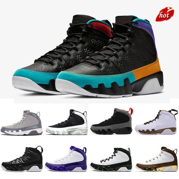 

shoes casual og us8-13 unc 9 ix 9s dream it mens cool grey la black white high bred oreo the spirit sports sneakers 41-47