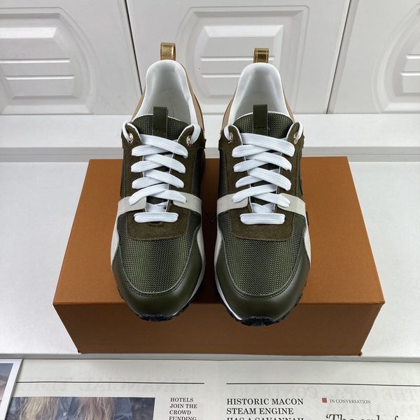 

r woman shoe leather lace up men fashion platform sneakers white black mens womens casual shoes 0613
