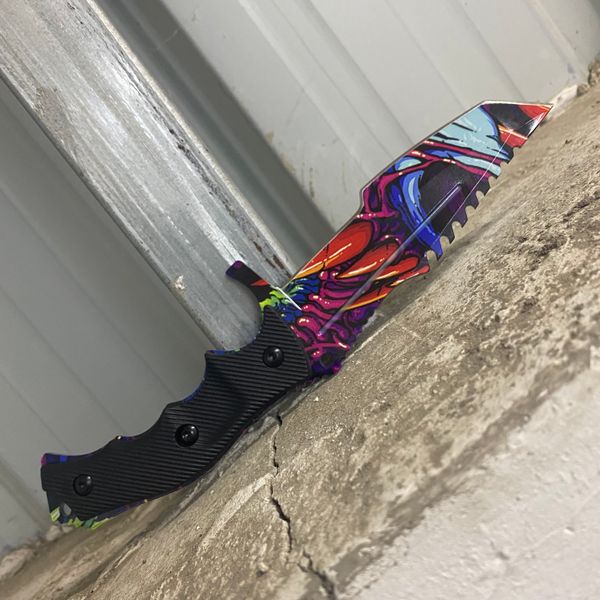 

real counter strike hyper beast lore doppler csgo huntsman knife hunting camping knifes survival tactical knifess outdoor knives fixed blade
