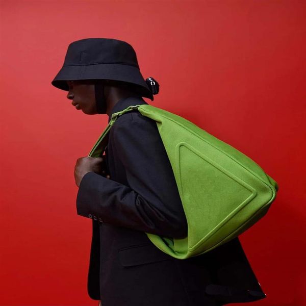 

designer luxury shoulder bag pillow women men handbag shoulderbags fashion triangle crossbody bags canvas colorful183w