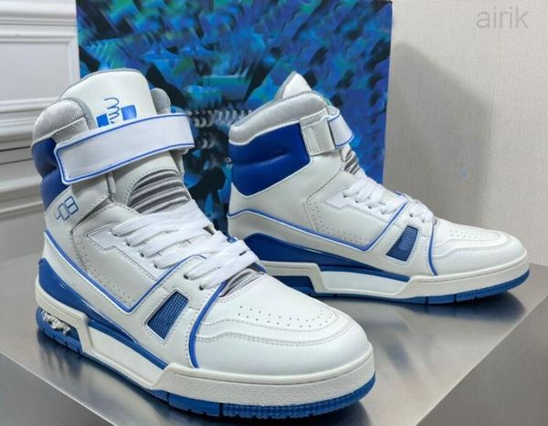 

2022 new fashion trainer sneaker and exercise luxury designer shoes casual men sports shoes bottom fashion high quality, Black