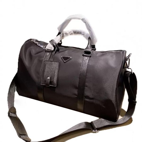 

black outdoor travel bags large capacity handbag crossbody duffel bag with strap 45cm294a