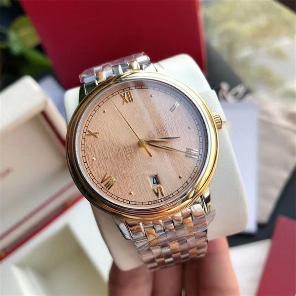 

2021 men's watch 8215 automatic movement travel time precision 316l steel shell 39 5m deep waterproof scratch proof sapphire 205s, Slivery;brown