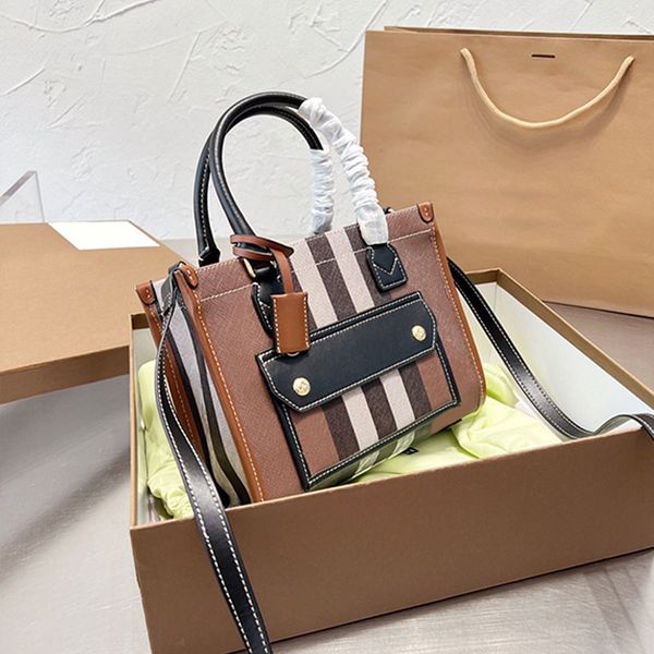 

check tote bag large capacity shopping bags women handbag plaid cowhide real leather handle removable shoulder strap tartan color interior z