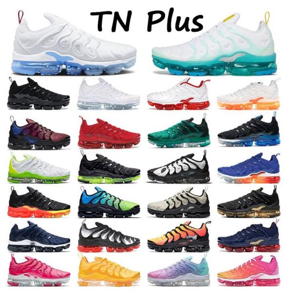 

running shoes sports sneakers trainers triple black white mint foam laser blue tennis ball midnight navy grape tn plus vapor for max men wom