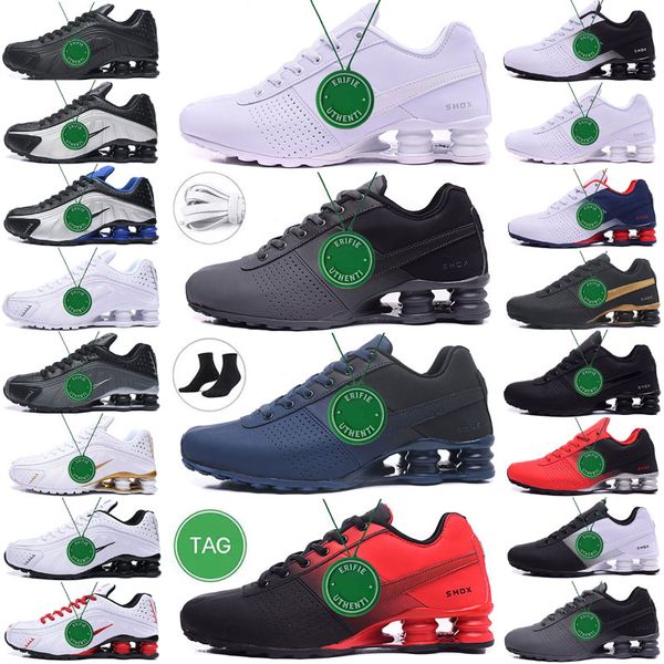 

mens running shoes triple white silver red platinum men shox avenue 803 301 deliver oz nz trainers sports outdoor sneakers runners jogging w