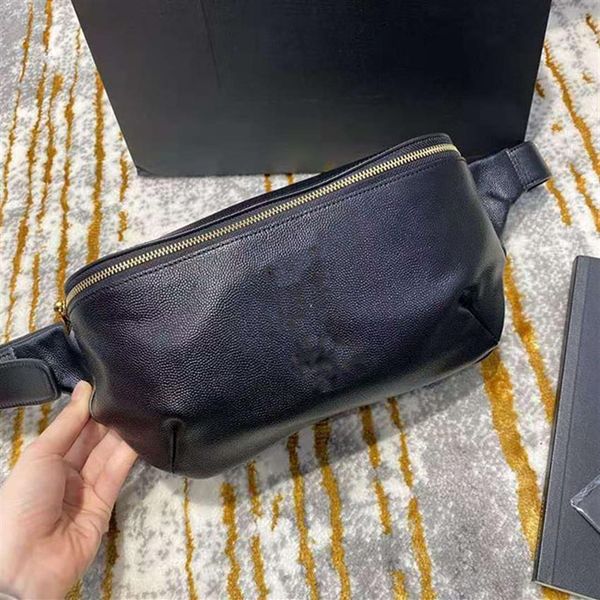

new classic luxury waist bags caviar skin grain leather waist bags290m