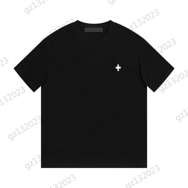 

women shirt t-shirts letter printing short sleeve pullover t-shirt classic crewneck loose silhouette designer spring summer clothes woman, White