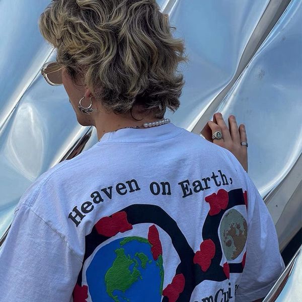 

cpfm xyz t shirts plus size men's t-shirts heavy cotton loose short sleeves man vintage oversized t-shirt streetwear tee youth tees man, White;black