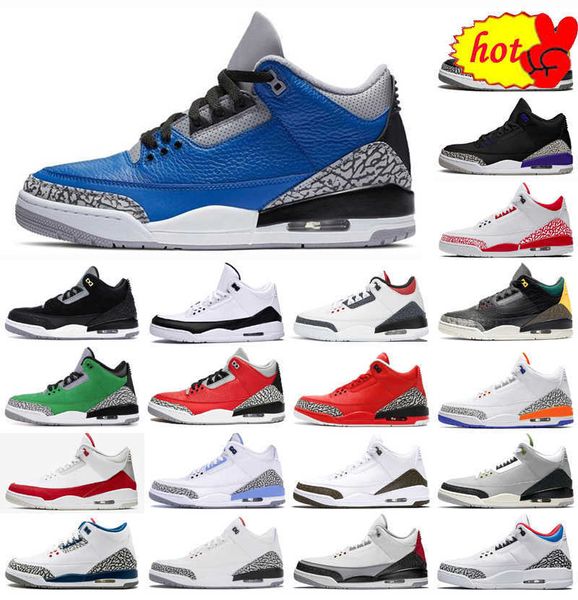 

2023 high basketball shoesmens jumpman 3 iii outdoor shoes 3s michigan unc blue georgetown og black cement white tin