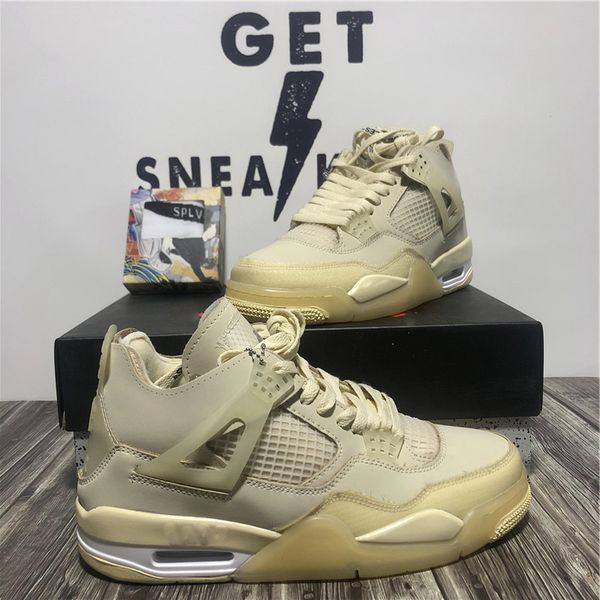 

men women jumpman 4 basketball shoes black cat 4s cactus jack oreo university blue sneaker sail kaws bred purple metallic luxury designers s