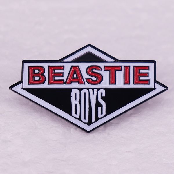 

beastle boys brooch hip hop music group brooch badge schoolbag accessories, Blue