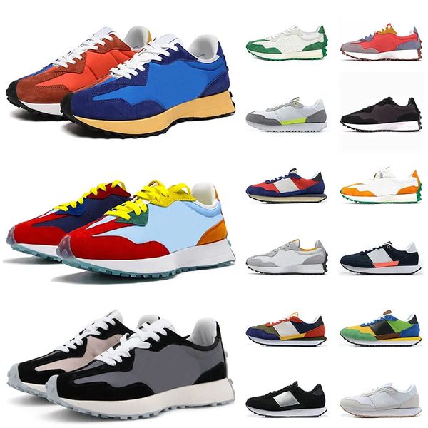 

running shoes n 327 women mens trainers new fashion b327 white black silver pride navy blue gold red neon soles vibrant orange lime green ca