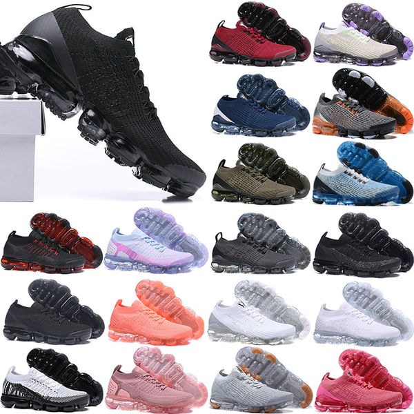 

designer flyknit 19 running shoes for men women triple black white fashion fly knit cushion trainers zapatos outdoor sneakers walking eur 36