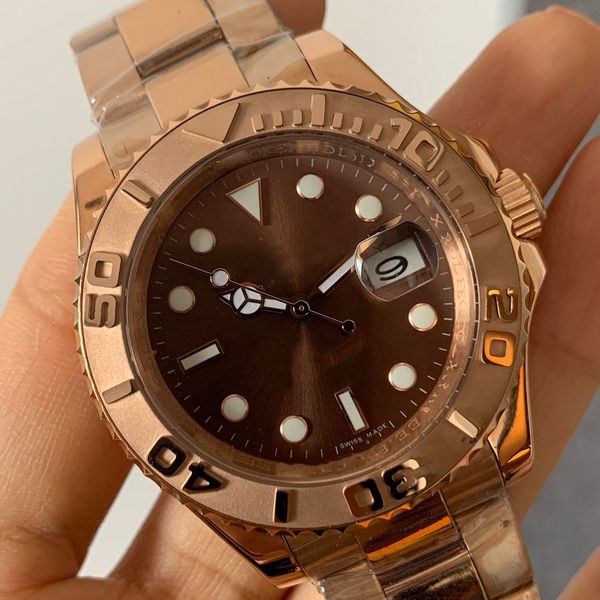 

2023 u1 grade aaa 2022 new watch vintage watch classic 40mm blue dial movement mechanical automatic men's watches, Slivery;brown