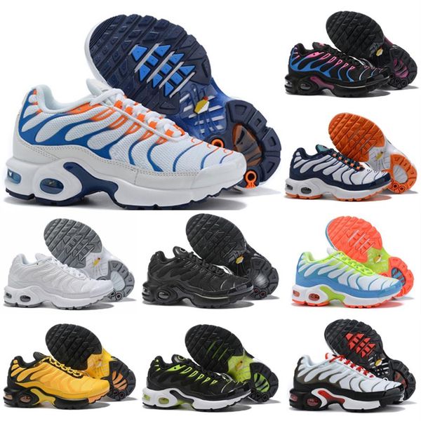 

kids boys girls athletic tn shoes runing shoes sneakers white black sports fashion trainer shoes230e