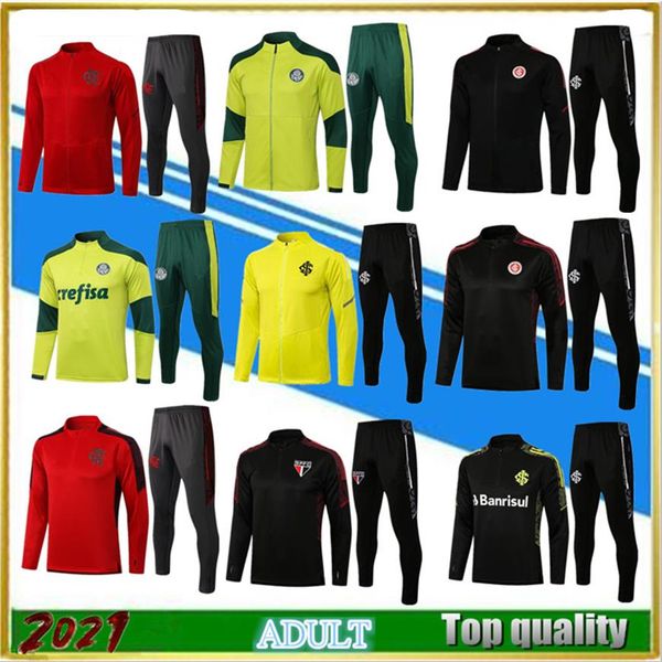 

2021cr flamenco soccer tracksuit jacket 2122 abriel camisas de futebol flamengofootball training suit jackets tracksuits windbreak289v, Black