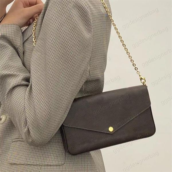 

designer handbags clutch cross body bags lady envelope shoulder bag for women fashion chains purse luxury letter print handbag cow352j