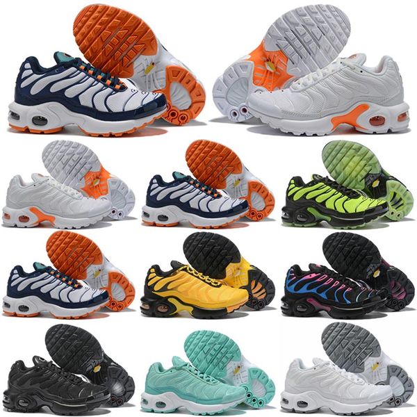 

2021 tn plus kids running shoes breathable girls and boys youth casual sport sneakers eur size 28-35284h, Black