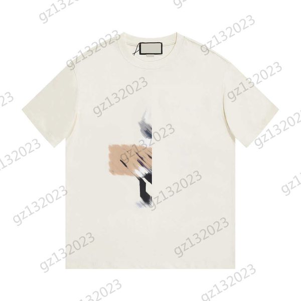 

women shirt t-shirts brand classic logo jacquard short sleeve pullover t-shirt year of the rabbit casual joker designer style clothes woman, White