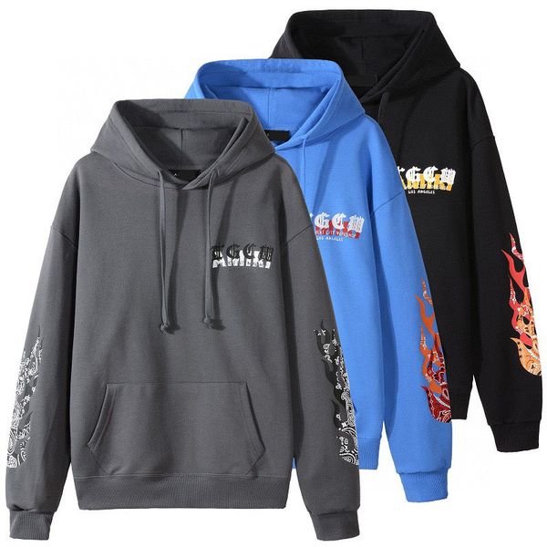 

men's plus size hoodies & sweatshirts round neck embroidered and printed polar style summer wear with street pure cotton 3wdf, Black;brown