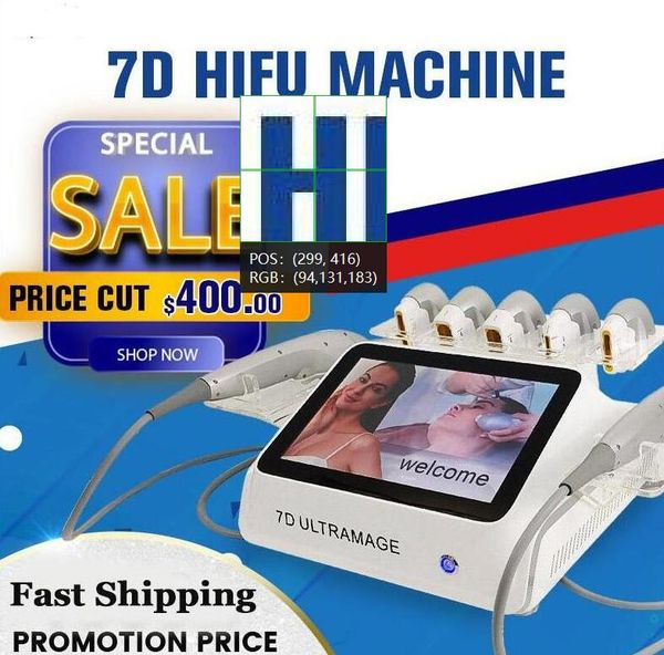 

clinic use 7d hifu slimming machine ultramage ultrasound face lift skin rejuvenation tightening wrinkle removal anti age face care beauty eq