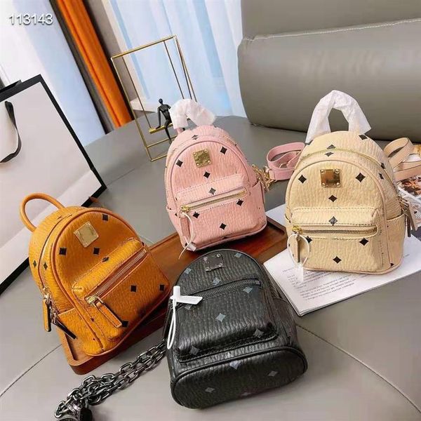 

2021 latest high-quality women's mini chain one shoulder cross carrying backpack with box278f