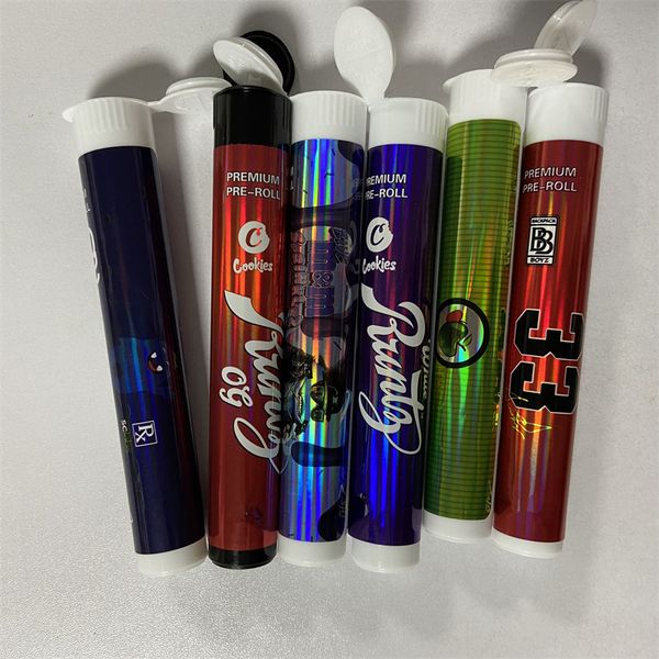 

joke's up 1 gram pre-rolls tube packaging premium frostiez certz og zourz lucky charmz preroll tubes