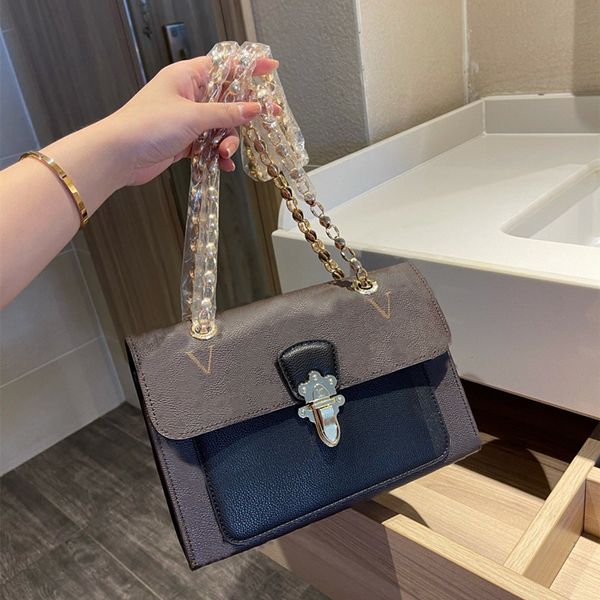 

woman chain bags designer bags luxury handbags crossbody shoulder bag small flap totes fashion cross body print flowers letters 5a 2023