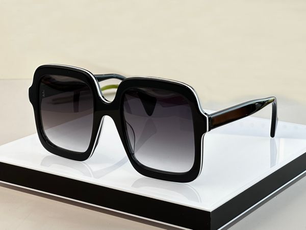 

oversize square sunglasses black grey shaded women fashion sunnies shades uv400 eyewear with box, White;black